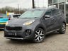 USED 2016 66 KIA SPORTAGE 2.0 CRDi GT-Line SUV 5dr Diesel Manual AWD Euro 6 (134 bhp) Finished in DARK GUN METAL METALLIC with Full HEATED TWO TONE LEATHER trim.This Sportage is one of the best SUV's on the market. It offers striking looks and spacious interior. Features include Sat Nav, DAB Radio, 19-inch alloys, Rear Camera, 2 Keys, LED headlights, keyless start, Heated front and rear seats, 8-inch touchscreen, Cruise control and Parking sensors. Serviced at 8274 miles, 13815 miles, 22634 miles, 30728 miles, 41297 miles, 50665 miles, 58990 miles, 72764 miles and at 86970 miles