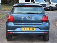 USED 2015 15 VOLKSWAGEN POLO 1.0 BlueMotion Tech SE Hatchback 5dr Petrol Manual Euro 6 (s/s) (60 ps) 