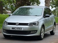 USED 2013 13 VOLKSWAGEN POLO 1.2 Match Edition Hatchback 5dr Petrol Manual Euro 5 (60 ps) 