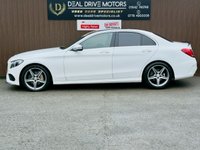 USED 2016 16 MERCEDES-BENZ C-CLASS 1.6 C200d AMG Line (Premium) Saloon 4dr Diesel G-Tronic+ Euro 6 (s/s) (136 ps) RevCam+PANROOF+NAV+HETD SEATS