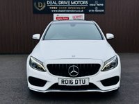 USED 2016 16 MERCEDES-BENZ C-CLASS 1.6 C200d AMG Line (Premium) Saloon 4dr Diesel G-Tronic+ Euro 6 (s/s) (136 ps) RevCam+PANROOF+NAV+HETD SEATS