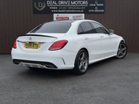 USED 2016 16 MERCEDES-BENZ C-CLASS 1.6 C200d AMG Line (Premium) Saloon 4dr Diesel G-Tronic+ Euro 6 (s/s) (136 ps) RevCam+PANROOF+NAV+HETD SEATS