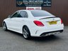 USED 2016 16 MERCEDES-BENZ C-CLASS 1.6 C200d AMG Line (Premium) Saloon 4dr Diesel G-Tronic+ Euro 6 (s/s) (136 ps) RevCam+PANROOF+NAV+HETD SEATS