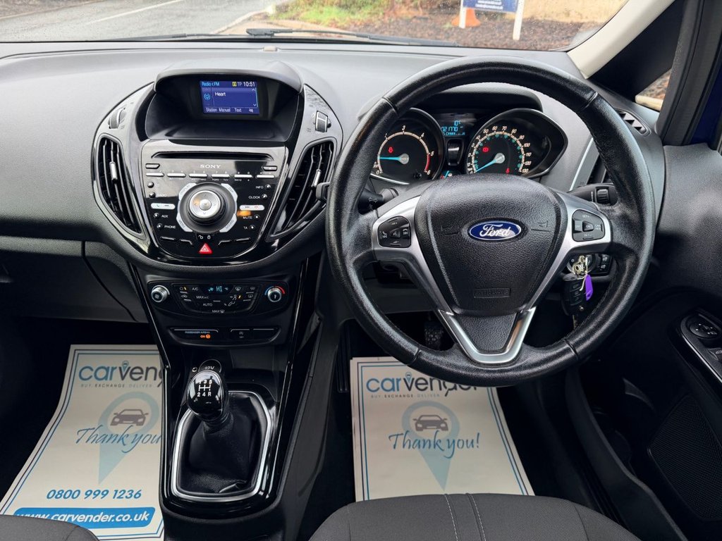 USED 2016 16 FORD B-MAX 1.5 TDCi Titanium MPV 5dr Diesel Manual Euro 6 (s/s) (95 ps) 7 Services|&pound;20 Road Tax|Sensors|