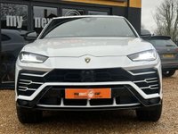 USED 2018 18 LAMBORGHINI URUS 4.0 V8 BiTurbo SUV 5dr Petrol Auto 4WD Euro 6 (650 ps) 1 YEAR LAMBORGHINI WARRANTY + FULL LAMBORGHINI SERVICE HISTORY + 4 SEATER + BIANCO MONOCERUS WITH NERO LEATHER AND RED STITCHING + MASSIVE SPEC + PANORAMIC ROOF + BANG OLUFSEN 3D SOUND SYSTEM + HEADS UP DISPLAY + 360 CAMERA + OFF ROAD MODES + ELECTRIC MEMORY SEATS + 22" NATH DIAMOND CUT ALLOYS + CARBON CERAMIC BRAKES WITH RED CALIPERS + ALCANTARA DOORCARDS AND ROOF LINING + HPI CLEAR + 2 KEYS