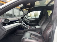 USED 2018 18 LAMBORGHINI URUS 4.0 V8 BiTurbo SUV 5dr Petrol Auto 4WD Euro 6 (650 ps) 1 YEAR LAMBORGHINI WARRANTY + FULL LAMBORGHINI SERVICE HISTORY + 4 SEATER + BIANCO MONOCERUS WITH NERO LEATHER AND RED STITCHING + MASSIVE SPEC + PANORAMIC ROOF + BANG OLUFSEN 3D SOUND SYSTEM + HEADS UP DISPLAY + 360 CAMERA + OFF ROAD MODES + ELECTRIC MEMORY SEATS + 22" NATH DIAMOND CUT ALLOYS + CARBON CERAMIC BRAKES WITH RED CALIPERS + ALCANTARA DOORCARDS AND ROOF LINING + HPI CLEAR + 2 KEYS