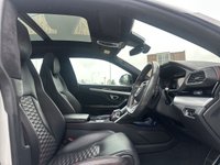 USED 2018 18 LAMBORGHINI URUS 4.0 V8 BiTurbo SUV 5dr Petrol Auto 4WD Euro 6 (650 ps) 1 YEAR LAMBORGHINI WARRANTY + FULL LAMBORGHINI SERVICE HISTORY + 4 SEATER + BIANCO MONOCERUS WITH NERO LEATHER AND RED STITCHING + MASSIVE SPEC + PANORAMIC ROOF + BANG OLUFSEN 3D SOUND SYSTEM + HEADS UP DISPLAY + 360 CAMERA + OFF ROAD MODES + ELECTRIC MEMORY SEATS + 22" NATH DIAMOND CUT ALLOYS + CARBON CERAMIC BRAKES WITH RED CALIPERS + ALCANTARA DOORCARDS AND ROOF LINING + HPI CLEAR + 2 KEYS