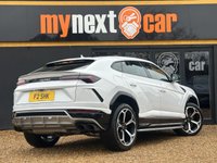 USED 2018 18 LAMBORGHINI URUS 4.0 V8 BiTurbo SUV 5dr Petrol Auto 4WD Euro 6 (650 ps) 1 YEAR LAMBORGHINI WARRANTY + FULL LAMBORGHINI SERVICE HISTORY + 4 SEATER + BIANCO MONOCERUS WITH NERO LEATHER AND RED STITCHING + MASSIVE SPEC + PANORAMIC ROOF + BANG OLUFSEN 3D SOUND SYSTEM + HEADS UP DISPLAY + 360 CAMERA + OFF ROAD MODES + ELECTRIC MEMORY SEATS + 22" NATH DIAMOND CUT ALLOYS + CARBON CERAMIC BRAKES WITH RED CALIPERS + ALCANTARA DOORCARDS AND ROOF LINING + HPI CLEAR + 2 KEYS