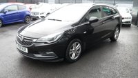 USED 2018 18 VAUXHALL ASTRA 1.6 CDTi ecoFLEX Design Sports Tourer 5dr Diesel Manual Euro 6 (s/s) (110 ps)FSH,2 KEYS,LONG MOT,ALLOYS. 115.965 MILES,LONG MOT,ALLOYS,FSH.