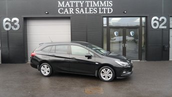 2018 VAUXHALL ASTRA 1.6 CDTi ecoFLEX Design Sports Tourer 5dr Diesel Manual Euro 6 (s/s) (110 ps)FSH,2 KEYS,LONG MOT,ALLOYS. &pound;3599.00