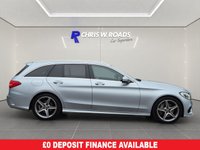 USED 2017 17 MERCEDES-BENZ C-CLASS 2.1 C250d AMG Line (Premium Plus) Estate 5dr G-Tronic+  ** Sat Nav + Pan Sunroof + Reverse Camera **