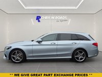 USED 2017 17 MERCEDES-BENZ C-CLASS 2.1 C250d AMG Line (Premium Plus) Estate 5dr G-Tronic+  ** Sat Nav + Pan Sunroof + Reverse Camera **