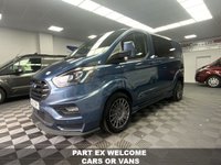 USED 2020 20 FORD TRANSIT CUSTOM 2.0 320 ECOBLUE MSRT CREW VAN 185BHP AUTO L1H1 EURO 6 LOW MILES  6 SEAT GENUINE MSRT WITH TAILGATE & AUTOMATIC