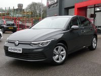 USED 2022 72 VOLKSWAGEN GOLF 1.0 TSI Life 5d 110 S/S 1 OWNER , FULL VW SERVICE HISTORY, SAT NAV, APP-CONNECT FOR WIRELESS APPLE CARPLAY / ANDROID AUTO, ACTIVE INFO DISPLAY VIRTUAL COCKPIT, WIRELESS PHONE CHARGER, DAB RADIO, BLUETOOTH, LANE ASSIST, FRONT ASSIST, ADAPTIVE CRUISE CONTROL & SPEED LIMITER, FRONT & REAR PARKING SENSORS WITH DISPLAY, LEATHER FLAT BOTTOM MULTIFUNCTION STEERING WHEEL, KEYLESS START, RAIN & LIGHT SENSORS, AUTO HOLD, 4x USB PORTS, CLIMATE CONTROL, ILLUMINATING VANITY MIRRORS, DIGITAL SPEEDO, MANAUL 6 SPEED