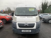 USED 2009 59 CITROEN RELAY 2.2 HDi 35 Panel Van 4dr Diesel Manual L3 H2 (Heavy) (220 g/km, 120 bhp) ELECTRIC REAR WHEELCHAIR LIFT, 13 SEATER