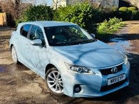 USED 2011 11 LEXUS CT 1.8 200h SE-L Hatchback 5dr Petrol Hybrid CVT Euro 5 (s/s) (136 ps) LOW MILES+LEATHER+SAT NAV+ULEZ