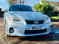 USED 2011 11 LEXUS CT 1.8 200h SE-L Hatchback 5dr Petrol Hybrid CVT Euro 5 (s/s) (136 ps) LOW MILES+LEATHER+SAT NAV+ULEZ