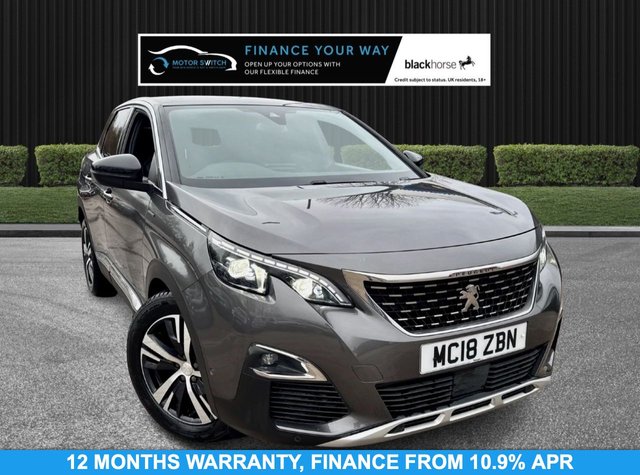 2018 Peugeot 3008 1.5L Gt Line 5dr