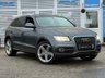 USED 2014 64 AUDI Q5 2.0 TDI S line Plus SUV 5dr Diesel S Tronic quattro Euro 5 (s/s) (177 ps) Finished in DAYTONA GREY MET with contrasting FULL BLACK HEATED LEATHER trim. This handsome looking SUV is a great all rounder. It's one the most popular in the 4x4 class. Features include Sat Nav, Full Black Heated Leather, Pan Roof, Park Sensors, DAB, Tinted Windows, Power Rear Boot, B/Tooth, Cruise Control, Run Lights and much more. Audi Dealer serviced at 39316 miles, 49603 miles, 59201 miles and on arrival at 117309 miles.
