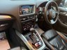 USED 2014 64 AUDI Q5 2.0 TDI S line Plus SUV 5dr Diesel S Tronic quattro Euro 5 (s/s) (177 ps) Finished in DAYTONA GREY MET with contrasting FULL BLACK HEATED LEATHER trim. This handsome looking SUV is a great all rounder. It's one the most popular in the 4x4 class. Features include Sat Nav, Full Black Heated Leather, Pan Roof, Park Sensors, DAB, Tinted Windows, Power Rear Boot, B/Tooth, Cruise Control, Run Lights and much more. Audi Dealer serviced at 39316 miles, 49603 miles, 59201 miles and on arrival at 117309 miles.