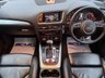 USED 2014 64 AUDI Q5 2.0 TDI S line Plus SUV 5dr Diesel S Tronic quattro Euro 5 (s/s) (177 ps) Finished in DAYTONA GREY MET with contrasting FULL BLACK HEATED LEATHER trim. This handsome looking SUV is a great all rounder. It's one the most popular in the 4x4 class. Features include Sat Nav, Full Black Heated Leather, Pan Roof, Park Sensors, DAB, Tinted Windows, Power Rear Boot, B/Tooth, Cruise Control, Run Lights and much more. Audi Dealer serviced at 39316 miles, 49603 miles, 59201 miles and on arrival at 117309 miles.