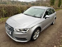 USED 2016 16 AUDI A3 1.4 TFSI Sport Sportback 5dr Petrol S Tronic Euro 6 (s/s) (Nav) (125 ps) + SERVICE HISTORY + 17" ALLOY WHEELS + AUTOMATIC GEARBOX + DAYTIME RUNNING LIGHTS + SATELLITE NAVIGATION + HEATED FRONT SEATS + AUTO HEADLIGHTS + FRONT AND REAR PARKING SENSORS + DUAL CLIMATE CONTROL + CRUISE CONTROL + BLUETOOTH / TELEPHONE PREPARATION + RADIO / USB / DAB / MP3 PLAYER + MUCH MUCH MORE...