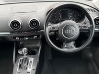 USED 2016 16 AUDI A3 1.4 TFSI Sport Sportback 5dr Petrol S Tronic Euro 6 (s/s) (Nav) (125 ps) + SERVICE HISTORY + 17" ALLOY WHEELS + AUTOMATIC GEARBOX + DAYTIME RUNNING LIGHTS + SATELLITE NAVIGATION + HEATED FRONT SEATS + AUTO HEADLIGHTS + FRONT AND REAR PARKING SENSORS + DUAL CLIMATE CONTROL + CRUISE CONTROL + BLUETOOTH / TELEPHONE PREPARATION + RADIO / USB / DAB / MP3 PLAYER + MUCH MUCH MORE...