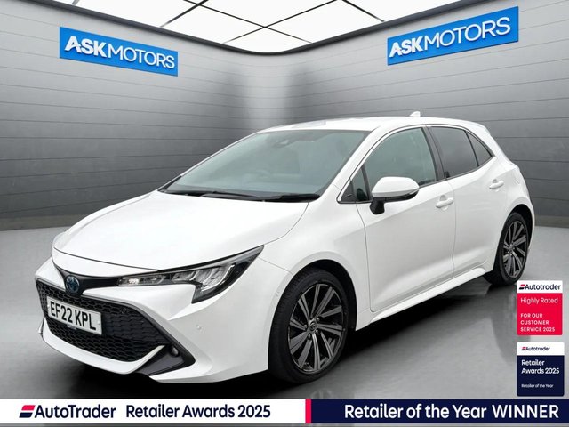 2022 22 TOYOTA COROLLA 1.8 VVT-h GPF Design Hatchback 5dr Petrol Hybrid CVT Euro 6 (s/s) (122 ps) SATNAV REVERSE CAMERA  