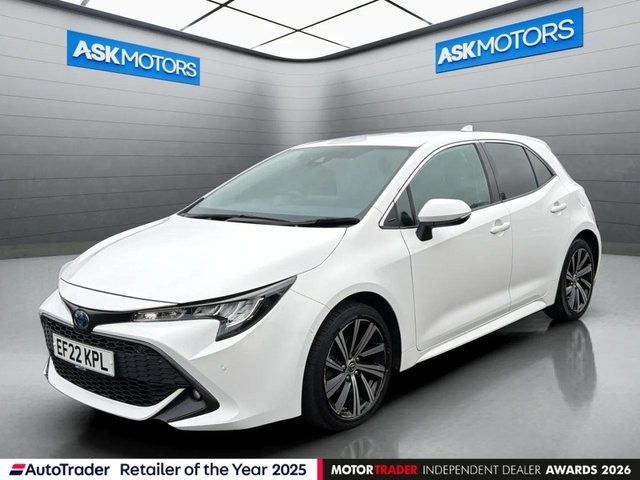 View our Toyota Corolla 1.8 VVT-h GPF Design Hatchback 5dr Petrol Hybrid CVT Euro 6 (s/s) (122 ps) SATNAV REVERSE CAMERA 