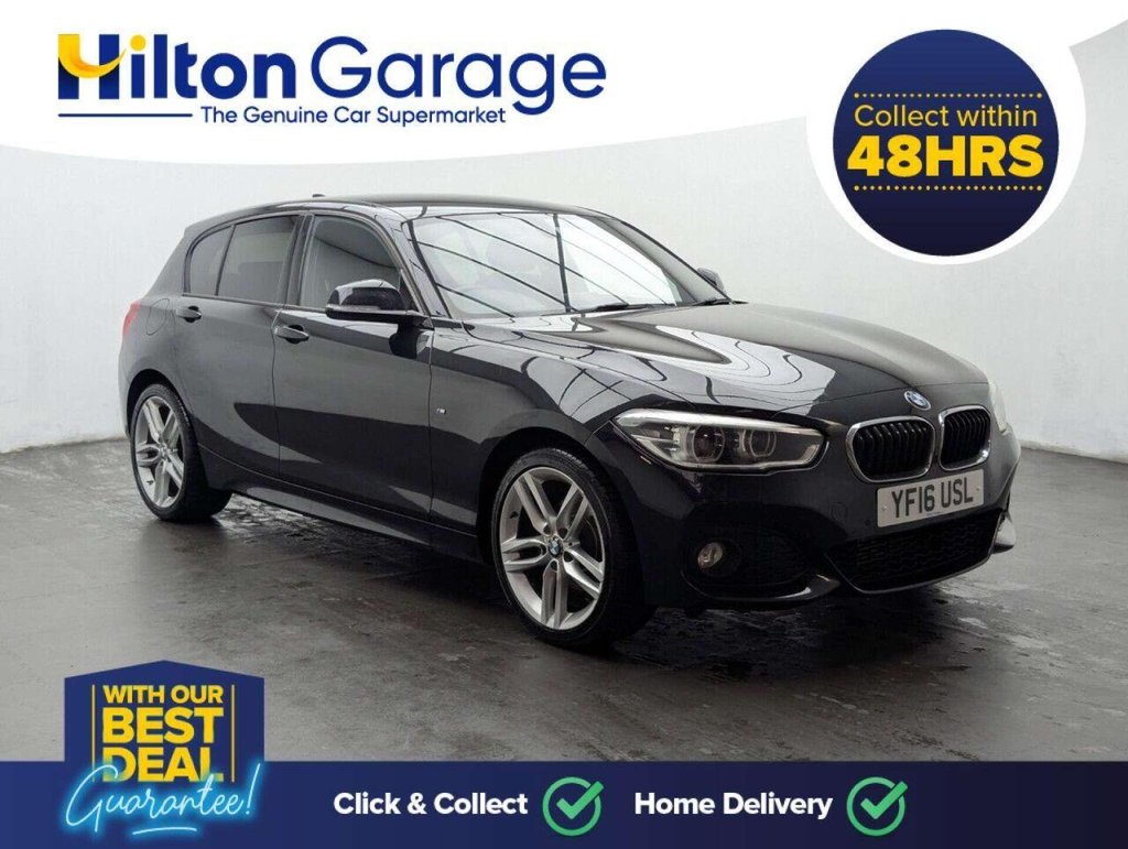 Used 2016 16 BMW 1 SERIES 2.0 120d M Sport Hatchback 5dr Diesel Auto xDrive Euro 6 (s/s) (190 ps) PARK DISTANCE CONTROL+BLUETOOTH CLICK & COLLECT/HOME DELIVERY