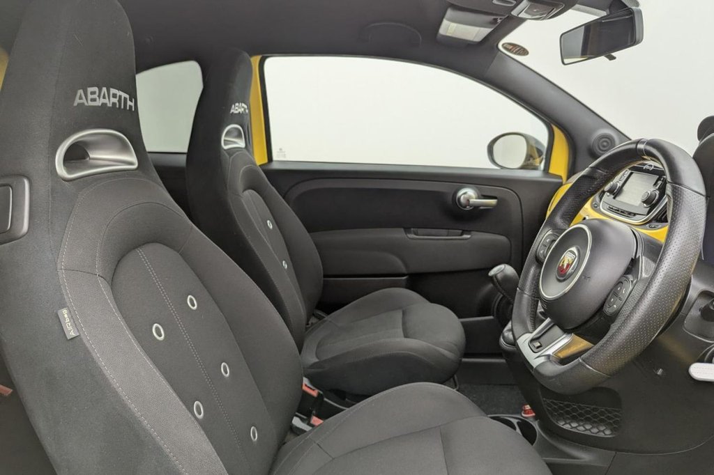 USED 2016 ABARTH 595 1.4 T-Jet Hatchback 3dr Petrol Manual Euro 6 (145 ps) Bluetooth, 17" Alloys, Air Con
