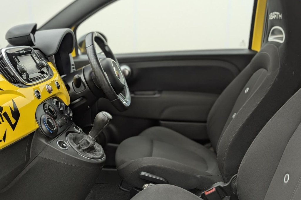 USED 2016 ABARTH 595 1.4 T-Jet Hatchback 3dr Petrol Manual Euro 6 (145 ps) Bluetooth, 17" Alloys, Air Con