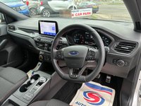 USED 2021 71 FORD FOCUS 1.0T EcoBoost ST-Line Hatchback 5dr Petrol Auto Euro 6 (s/s) (125 ps) 2 OWNERS FROM NEW* AUTOMATIC* PADDLE SHIFT* SAT NAV* PARKING SENSORS* CRUISE CONTROL* ELECTRIC HANDBRAKE* HEATED WINDSCREEN* AUTO START / STOP* LANE / SPEED ASSIST* AIR CON* BLUETOOTH PHONE AND AUDIO* DAB