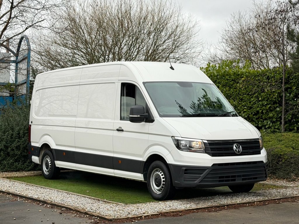 USED 2017 67 VOLKSWAGEN CRAFTER 2.0 TDI CR35 BlueMotion Tech Trendline Panel Van 5dr Diesel Manual FWD LWB High Roof Euro 6 (s/s) (140 ps) A CLEAN LOW MILEAGE EXAMPLE OF THE HIGH TOP VW CRAFTER WITH FULL VW SERVICE HISTORY INCLUDING TIMING BELT AND WATER PUMP AND CRANK CASE OIL SEAL REPLACED