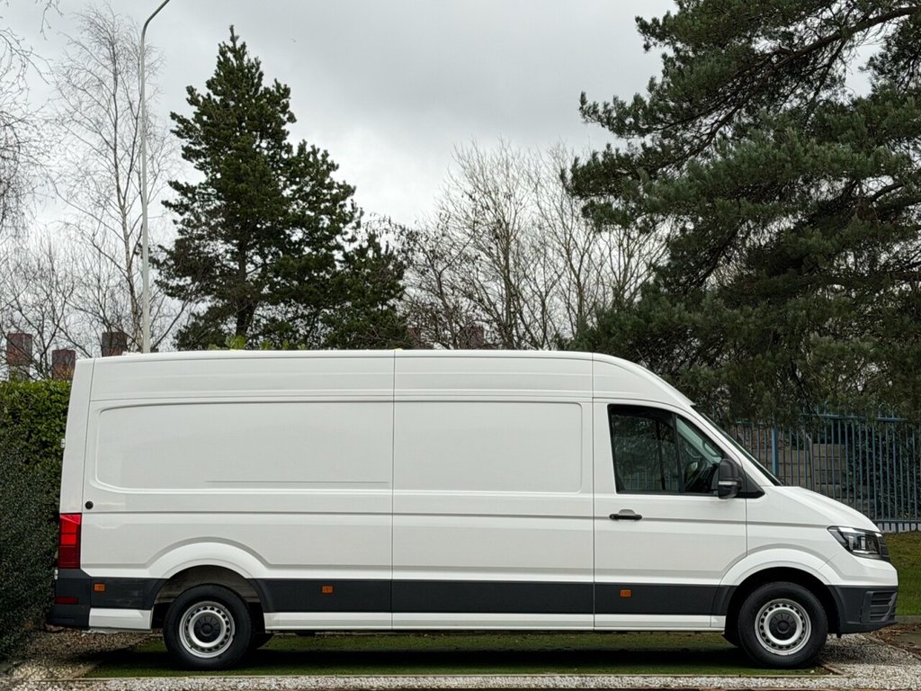 USED 2017 67 VOLKSWAGEN CRAFTER 2.0 TDI CR35 BlueMotion Tech Trendline Panel Van 5dr Diesel Manual FWD LWB High Roof Euro 6 (s/s) (140 ps) A CLEAN LOW MILEAGE EXAMPLE OF THE HIGH TOP VW CRAFTER WITH FULL VW SERVICE HISTORY INCLUDING TIMING BELT AND WATER PUMP AND CRANK CASE OIL SEAL REPLACED