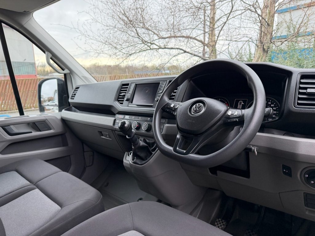 USED 2017 67 VOLKSWAGEN CRAFTER 2.0 TDI CR35 BlueMotion Tech Trendline Panel Van 5dr Diesel Manual FWD LWB High Roof Euro 6 (s/s) (140 ps) A CLEAN LOW MILEAGE EXAMPLE OF THE HIGH TOP VW CRAFTER WITH FULL VW SERVICE HISTORY INCLUDING TIMING BELT AND WATER PUMP AND CRANK CASE OIL SEAL REPLACED