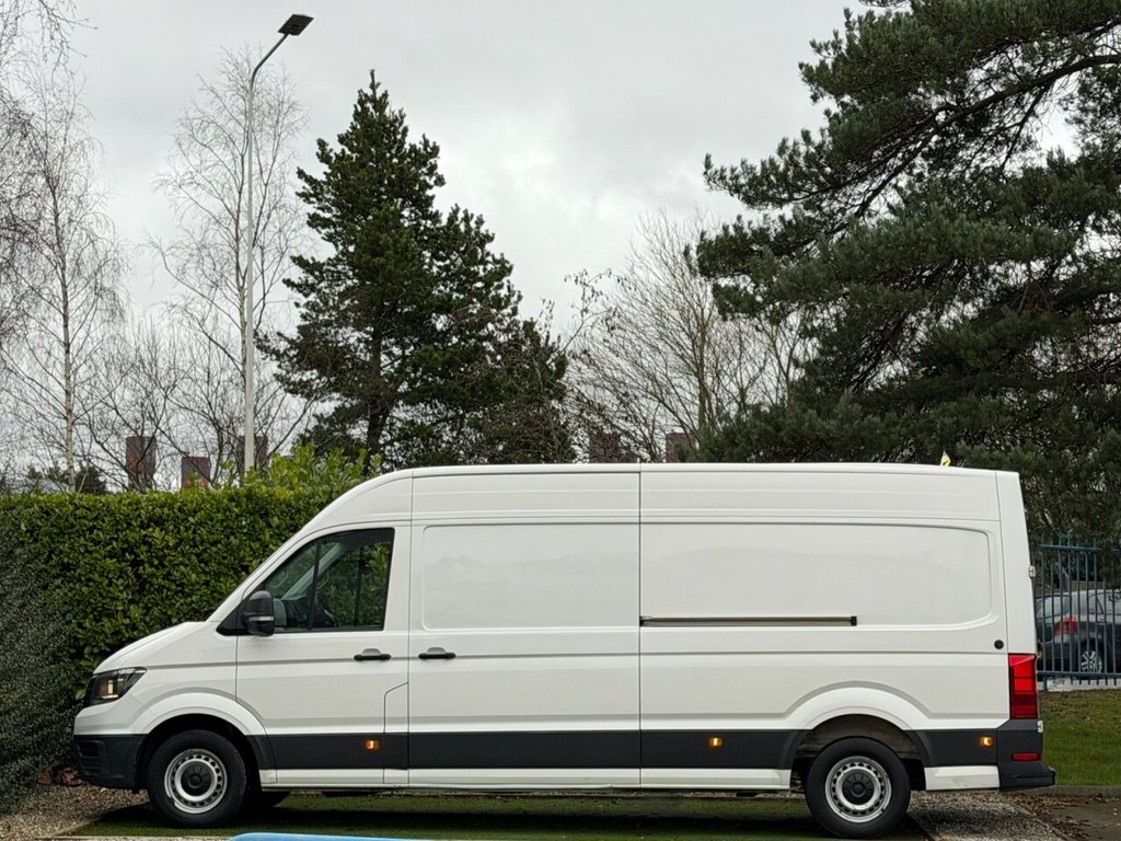 USED 2017 67 VOLKSWAGEN CRAFTER 2.0 TDI CR35 BlueMotion Tech Trendline Panel Van 5dr Diesel Manual FWD LWB High Roof Euro 6 (s/s) (140 ps) A CLEAN LOW MILEAGE EXAMPLE OF THE HIGH TOP VW CRAFTER WITH FULL VW SERVICE HISTORY INCLUDING TIMING BELT AND WATER PUMP AND CRANK CASE OIL SEAL REPLACED