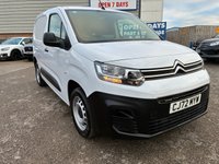 USED 2023 72 CITROEN BERLINGO 1.5 BlueHDi 1000 Enterprise Edition M Panel Van 5dr Diesel Manual SWB Euro 6 (s/s) (100 ps) 2 OWNERS FROM NEW* PARKING SENSORS* CRUISE CONTROL* ELECTRIC HANDBRAKE* SAT NAV WITH COMPATIBLE DEVICE* AUTO START / STOP* TRACTION CONTROL* 6 SPEED* AIR CON