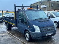USED 2013 63 FORD TRANSIT 2.2 TDCi 350 Dropside 2dr Diesel Manual RWD L2 (DRW) (123 bhp) 