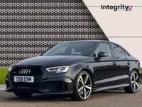 USED 2018 18 AUDI RS3 2.5 TFSI Saloon 4dr Petrol S Tronic quattro Euro 6 (s/s) (400 ps) Comfort & Sound | Black Pack