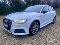 USED 2017 67 AUDI A3 1.6 TDI Black Edition Sportback 5dr Diesel Manual Euro 6 (s/s) (116 ps) LOW ROAD TAX GREAT MPG