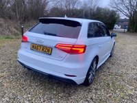 USED 2017 67 AUDI A3 1.6 TDI Black Edition Sportback 5dr Diesel Manual Euro 6 (s/s) (116 ps) LOW ROAD TAX GREAT MPG