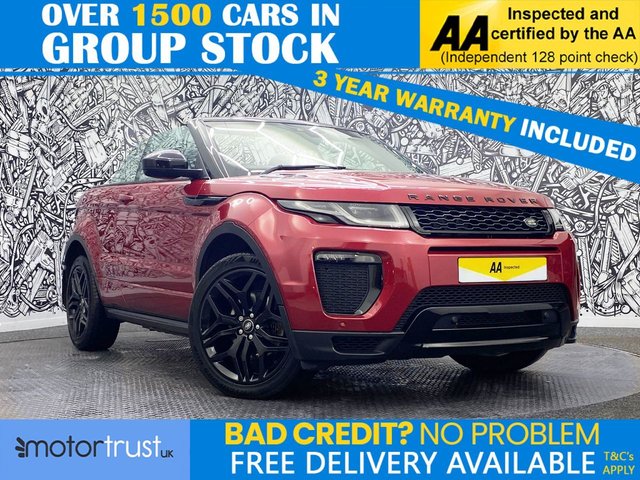 View our Land Rover Range Rover Evoque 2.0 TD4 HSE Dynamic Convertible 2dr Diesel Auto 4WD Euro 6 (s/s) (180 ps)