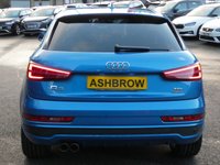 USED 2016 66 AUDI Q3 2.0 TDI S line Plus 5d S Tronic quattro 150 S/S GOOD SERVICE HISTORY, CAMBELT CHANGED, SAT NAV, LEATHER ALCANTARA, PARKING SYSTEM FRONT & REAR, CRUISE CONTROL, POWER FOLDING MIRRORS, DAB RADIO, BLUETOOTH, ELECTRIC TAILGATE, DRIVE SELECT, AUTOMATIC GEARBOX, QUATTRO 4 WHEEL DRIVE, 19 INCH ALLOYS, LED LIGHTS, ROOF RAILS, PRIVACY GLASS, SPORT SEATS WITH ELECTRIC LUMBAR SUPPORT, LEATHER MULTIFUNCTION TIPTRONIC STEERING WHEEL, AUTO LIGHTS & WIPERS, AUTO DIMMING REAR VIEW, AMI, CLIMATE CONTROL, SD CARD READERS, CD PLAYER, ISO FIX, SPACE SAVER SPARE