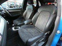 USED 2016 66 AUDI Q3 2.0 TDI S line Plus 5d S Tronic quattro 150 S/S GOOD SERVICE HISTORY, CAMBELT CHANGED, SAT NAV, LEATHER ALCANTARA, PARKING SYSTEM FRONT & REAR, CRUISE CONTROL, POWER FOLDING MIRRORS, DAB RADIO, BLUETOOTH, ELECTRIC TAILGATE, DRIVE SELECT, AUTOMATIC GEARBOX, QUATTRO 4 WHEEL DRIVE, 19 INCH ALLOYS, LED LIGHTS, ROOF RAILS, PRIVACY GLASS, SPORT SEATS WITH ELECTRIC LUMBAR SUPPORT, LEATHER MULTIFUNCTION TIPTRONIC STEERING WHEEL, AUTO LIGHTS & WIPERS, AUTO DIMMING REAR VIEW, AMI, CLIMATE CONTROL, SD CARD READERS, CD PLAYER, ISO FIX, SPACE SAVER SPARE