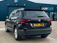 USED 2017 67 VOLKSWAGEN TIGUAN 2.0 TDI SE Navigation SUV 5dr Diesel DSG Euro 6 (s/s) (150 ps) FULL SERVICE HISTORY, SAT NAV!