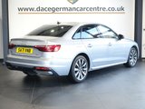 USED 2021 71 AUDI A4 2.0 TDI 35 Sport Edition Saloon 4dr Diesel S Tronic Euro 6 (s/s) (163 ps) BEAUTIFUL, AUDI MAIN DEALER SERVICED A4 - WITH 5 FULLY DOCUMENTED AUDI SERVICES + VIRTUAL COCKPIT DIGITAL DASH DISPLAY + SATELLITE NAVIGATION + APPLE CARPLAY / ANDROID AUTO + REAR VIEW CAMERA + BLUETOOTH PHONE AND MEDIA CONNECTIVITY + APPS CONTROL + IN CAR ENTERTAINMENT WITH MEDIA DISPLAY + AUTOMATIC LED HEADLIGHTS + DAB DIGITAL RADIO + THREE ZONE CLIMATE CONTROL + AIR CONDITIONING + ECO STOP/START SYSTEM + SELECTABLE DRIVING MODES + FRONT AND REAR PARKING SENSORS + 18 INCH ALLOY WHEELS + AUTOMA