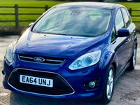 USED 2014 64 FORD C-MAX 1.0T EcoBoost Titanium X Euro 5 (s/s) 5dr TOP SPEC!!!â¢FSHâ¢2 KEYSâ¢Â£35 TAX