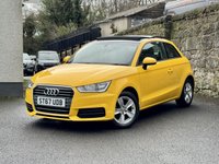 USED 2017 67 AUDI A1 1.0 TFSI SE Hatchback 3dr Petrol Manual Euro 6 (s/s) (95 ps) ELECTRIC PANORAMIC SUNROOF+FULL BLACK LEATHER INTERIOR+LOW MILEAGE+1 OWNER FROM NEW+AUDI EXCLUSIVE PAINT