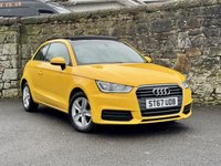USED 2017 67 AUDI A1 1.0 TFSI SE Hatchback 3dr Petrol Manual Euro 6 (s/s) (95 ps) ELECTRIC PANORAMIC SUNROOF+FULL BLACK LEATHER INTERIOR+LOW MILEAGE+1 OWNER FROM NEW+AUDI EXCLUSIVE PAINT
